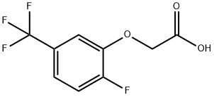 2-[2-fluoro-5-(trifluoromethyl)phenoxy]acetic acid Structure
