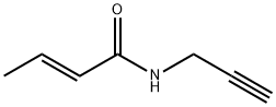 (E)-N-(丙-2-炔-1-基)丁-2-烯酰胺 结构式