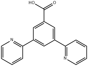 Benzoic acid, 3,5-di-2-pyridinyl- Struktur