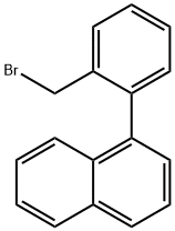 Naphthalene, 1-[2-(bromomethyl)phenyl]- Structure