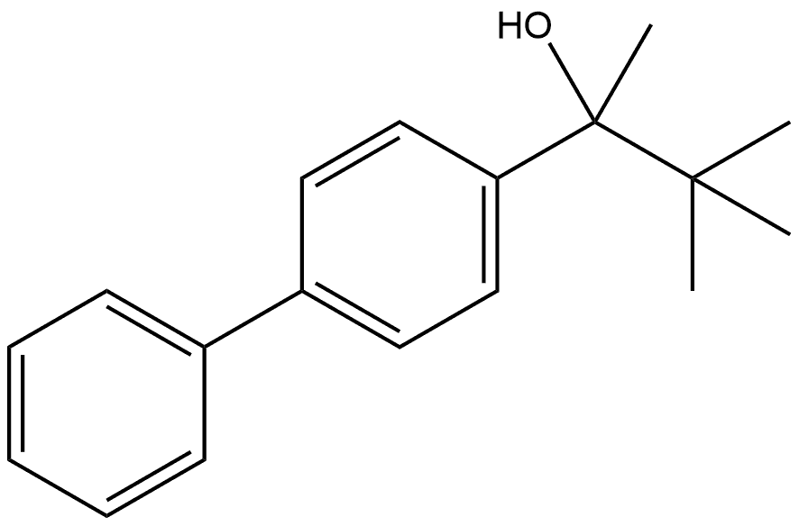 α-(1,1-Dimethylethyl)-α-methyl[1,1'-biphenyl]-4-methanol 结构式