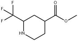 Methyl 2-(trifluoromethyl)piperidine-4-carboxylate Struktur