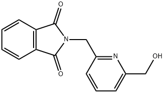 1H-Isoindole-1,3(2H)-dione, 2-[[6-(hydroxymethyl)-2-pyridinyl]methyl]- Structure