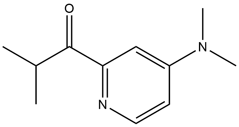 1-[4-(Dimethylamino)-2-pyridinyl]-2-methyl-1-propanone Structure