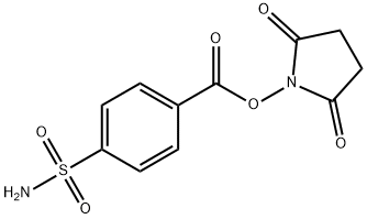 Benzoic acid, 4-(aminosulfonyl)-, 2,5-dioxo-1-pyrrolidinyl ester,154715-61-4,结构式