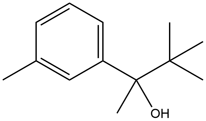 α-(1,1-Dimethylethyl)-α,3-dimethylbenzenemethanol Struktur