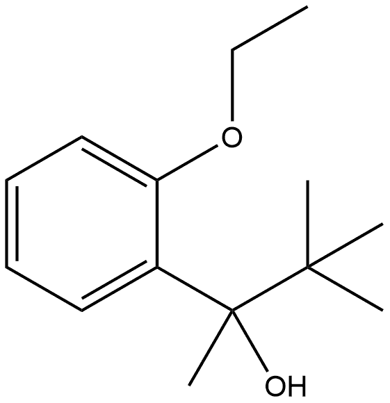 α-(1,1-Dimethylethyl)-2-ethoxy-α-methylbenzenemethanol 结构式