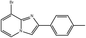 Imidazo[1,2-a]pyridine, 8-bromo-2-(4-methylphenyl)- 结构式