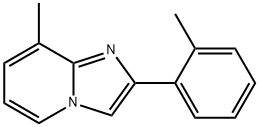 8-甲基-2-(邻甲苯基)咪唑并[1,2-A]吡啶 结构式