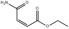 2-Butenoic acid, 4-amino-4-oxo-, ethyl ester, (2Z)- Struktur