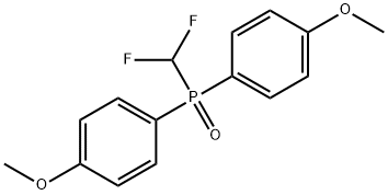 Phosphine oxide, (difluoromethyl)bis(4-methoxyphenyl)- Structure