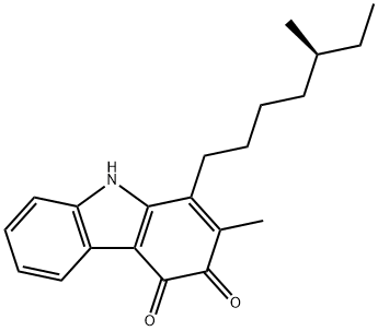 Carbazoquinocin D 结构式