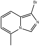 Imidazo[1,5-a]pyridine, 1-bromo-5-methyl- Struktur