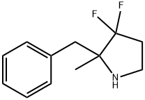 2-Benzyl-3,3-difluoro-2-methylpyrrolidine Structure