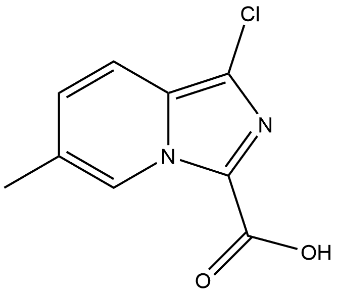 1-chloro-6-methylimidazo[1,5-a]pyridine-3-carboxylic acid Structure