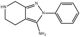 2H-Pyrazolo[3,4-c]pyridin-3-amine, 4,5,6,7-tetrahydro-2-phenyl- Struktur