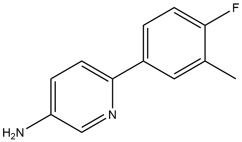 6-(4-Fluoro-3-methylphenyl)-3-pyridinamine Structure
