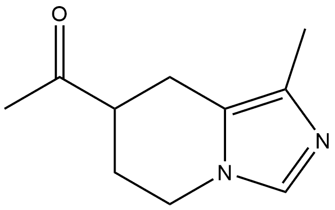 1-(5,6,7,8-Tetrahydro-1-methylimidazo[1,5-a]pyridin-7-yl)ethanone Structure