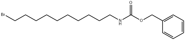 Carbamic acid, N-(10-bromodecyl)-, phenylmethyl ester Structure
