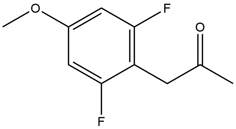 2-Propanone, 1-(2,6-difluoro-4-methoxyphenyl)- Structure