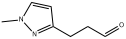 1H-Pyrazole-3-propanal, 1-methyl-,1555708-22-9,结构式