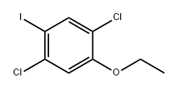 1,4-Dichloro-2-ethoxy-5-iodobenzene 结构式