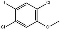 1,4-Dichloro-2-iodo-5-methoxybenzene 结构式