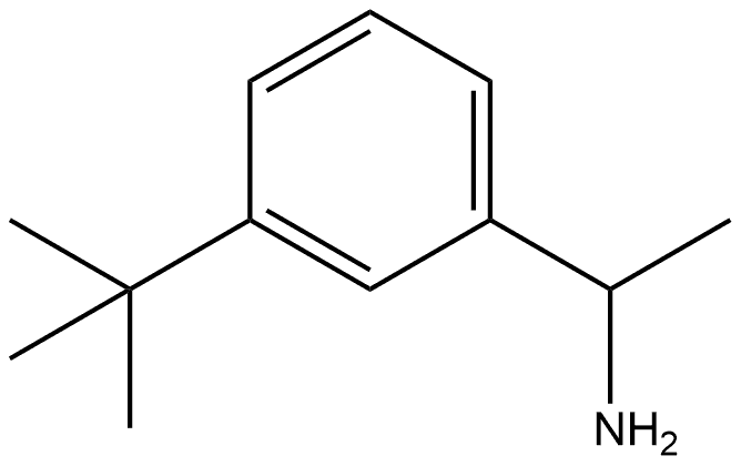 1-(3-叔丁基-苯基)-乙胺,155734-78-4,结构式