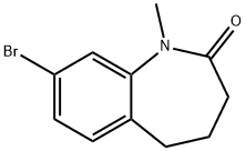 8-bromo-1-methyl-4,5-dihydro-1H-benzo[b]azepin-2(3H)-one 结构式