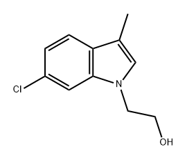 1H-Indole-1-ethanol, 6-chloro-3-methyl- Structure