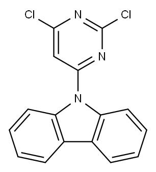 9H-Carbazole, 9-(2,6-dichloro-4-pyrimidinyl)- Structure