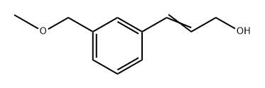 3-(3-(甲氧基甲基)苯基)丙-2-烯-1-醇 结构式