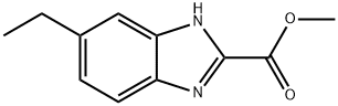 6-乙基-1H-苯并[D]咪唑-2-羧酸甲酯, 1565720-53-7, 结构式