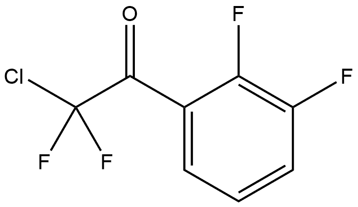 2-chloro-1-(2,3-difluorophenyl)-2,2-difluoroethanone Struktur