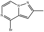 4-溴-2-甲基吡咯并[1,5-A]吡嗪 结构式