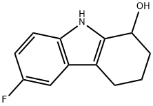 6-氟-2,3,4,9-四氢1H-咔唑-1-醇 结构式