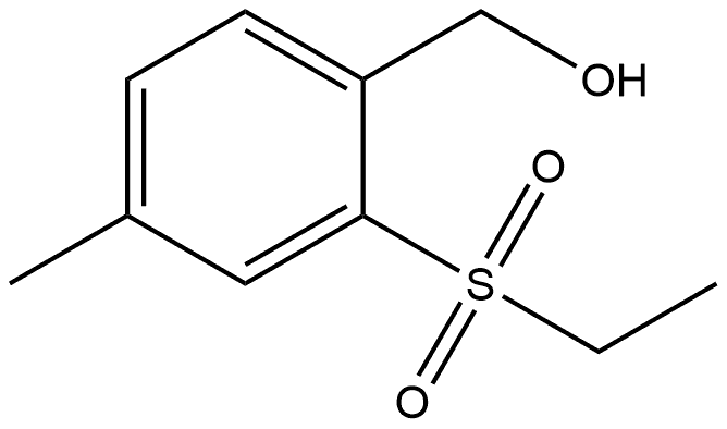 2-(Ethylsulfonyl)-4-methylbenzenemethanol 结构式