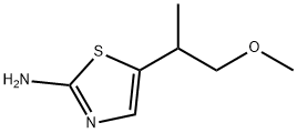 5-(1-methoxypropan-2-yl)-1,3-thiazol-2-amine Struktur