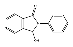 1H-Pyrrolo[3,4-c]pyridin-1-one, 2,3-dihydro-3-hydroxy-2-phenyl-