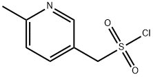 3-Pyridinemethanesulfonyl chloride, 6-methyl- Structure