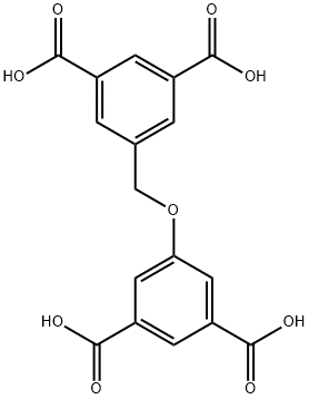 5-(3,5-ジカルボキシベンジルオキシ)イソフタル酸 化学構造式