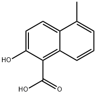 2-Hydroxy-5-methyl-1-naphthoic acid,156766-20-0,结构式
