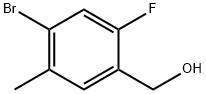 Benzenemethanol, 4-bromo-2-fluoro-5-methyl-|4-溴-2-氟-5-甲基-苯甲醇