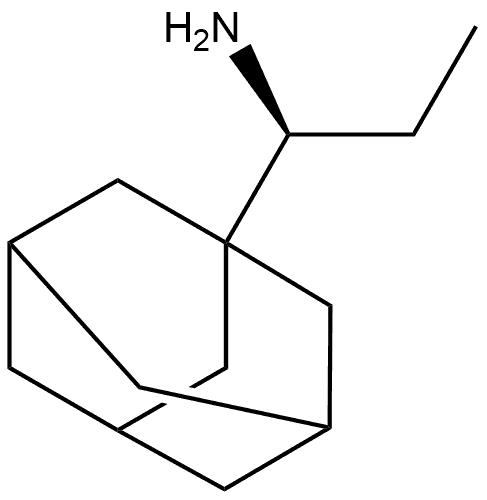 Tricyclo[3.3.1.13,7]decane-1-methanamine, α-ethyl-, (αS)- 结构式