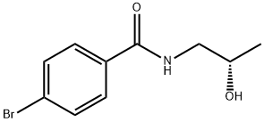 (S)-4-溴-N-(2-羟丙基)苯甲酰胺 结构式