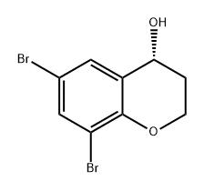 6,8-DIBROMOCHROMAN-4-OL, 1568213-71-7, 结构式