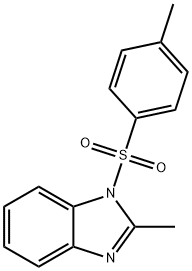 1H-Benzimidazole, 2-methyl-1-[(4-methylphenyl)sulfonyl]- Structure