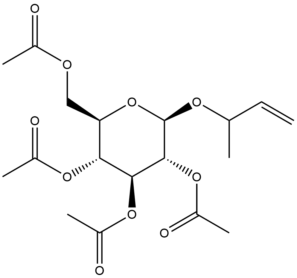 β-D-Glucopyranoside, 1-methyl-2-propenyl, tetraacetate (9CI)