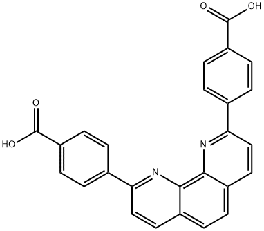 2,9-Bis(p-carboxyphenyl)-1,10-phenanthroline Struktur