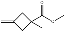 Cyclobutanecarboxylic acid, 1-methyl-3-methylene-, methyl ester 结构式